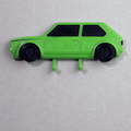 Golf Nyckelhållare - SweStudio Tuned miniatyrmodell