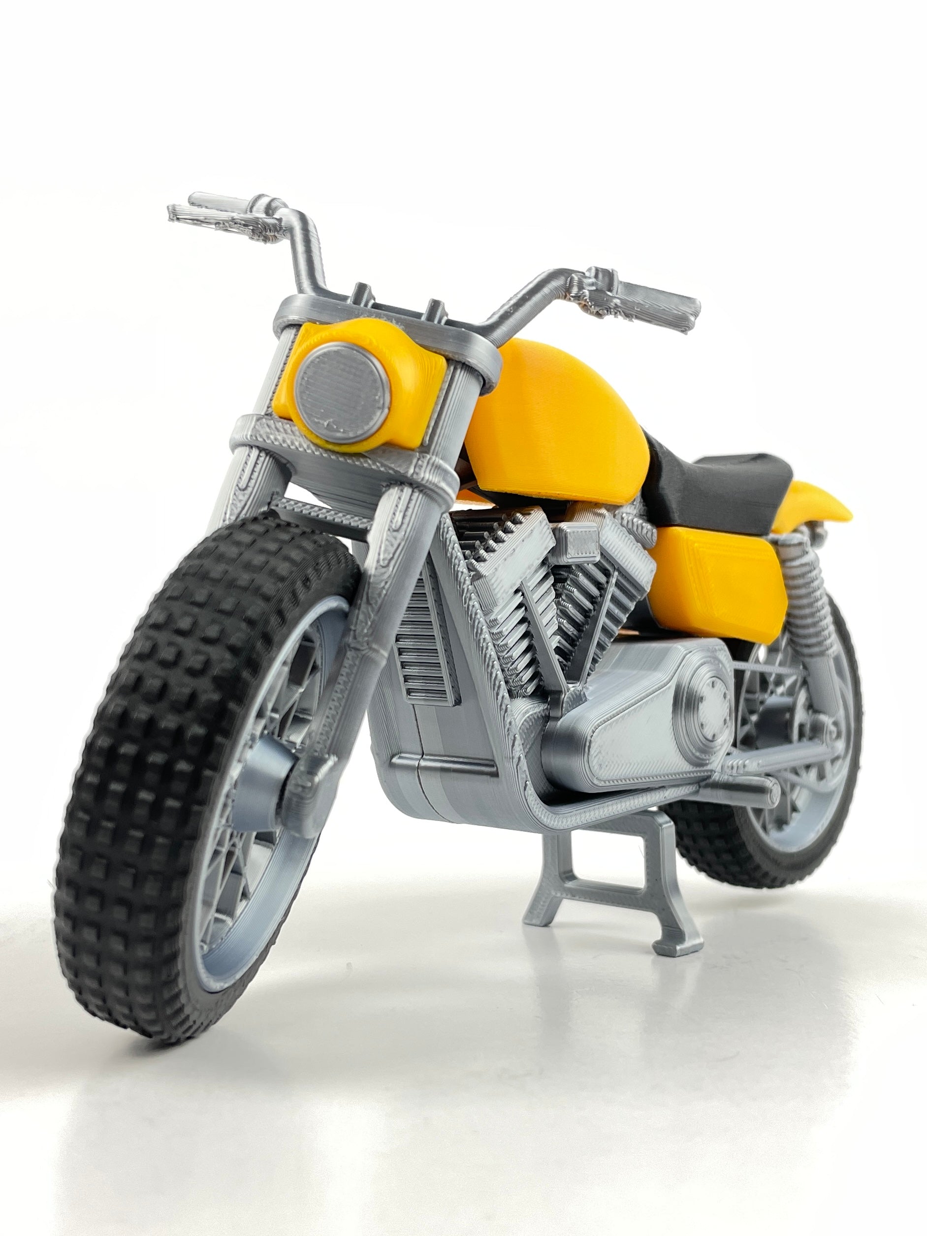 HD Scrambler Motorcykel - SweStudio Tuned miniatyrmodell