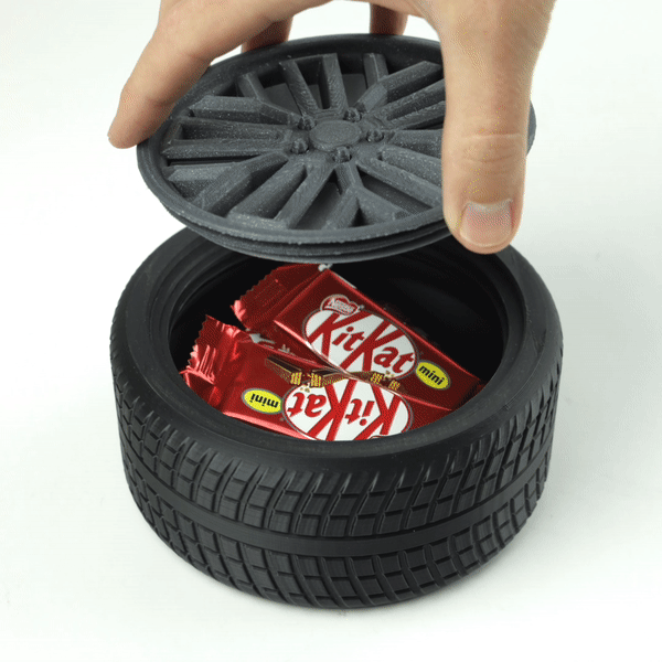 Tire Rim Förvaringsbox - SweStudio Tuned miniatyrmodell