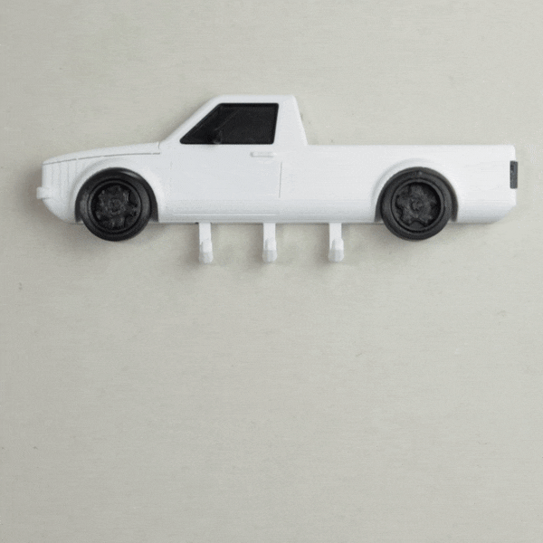 VW Pickup Nyckelhållare - SweStudio Tuned miniatyrmodell